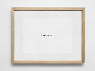 Is Bad Art Art? from the series Bad Art (2010) Medium: Archival Digital Print Dimensions: 21 × 29.7 cm (8.27 in × 11.7 in).