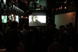 The Pleasure Is All Mine video at Nowa Orgia Myśli inauguration party in Warsaw.