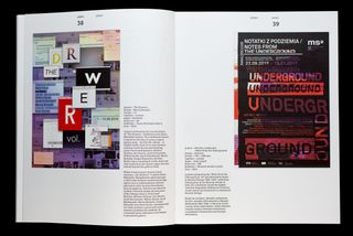The Drawers vol. 2 exhibition poster featured in Print Control No. 5: The Best Printed Matter from Poland 2016.