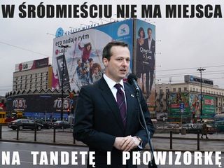 The mayor of the Śródmieście district, Wojciech Bartelski, famously said: &quot;Either it will be cheap and homespun or expensive and modern&quot;. The meme shows how expensive and modern actually looks like in Śródmieście district.